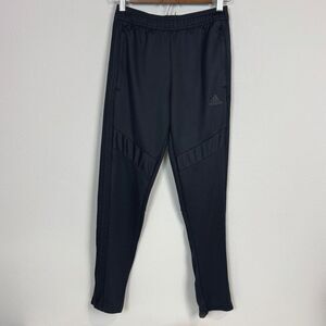 Adidas Black 3 Stripe Climacool Track Pants Youth M